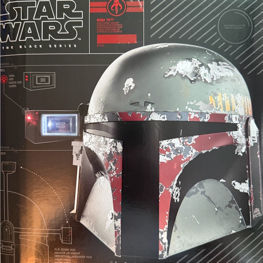 Star Wars The Black Series Boba Fett Premium Electronic Helmet